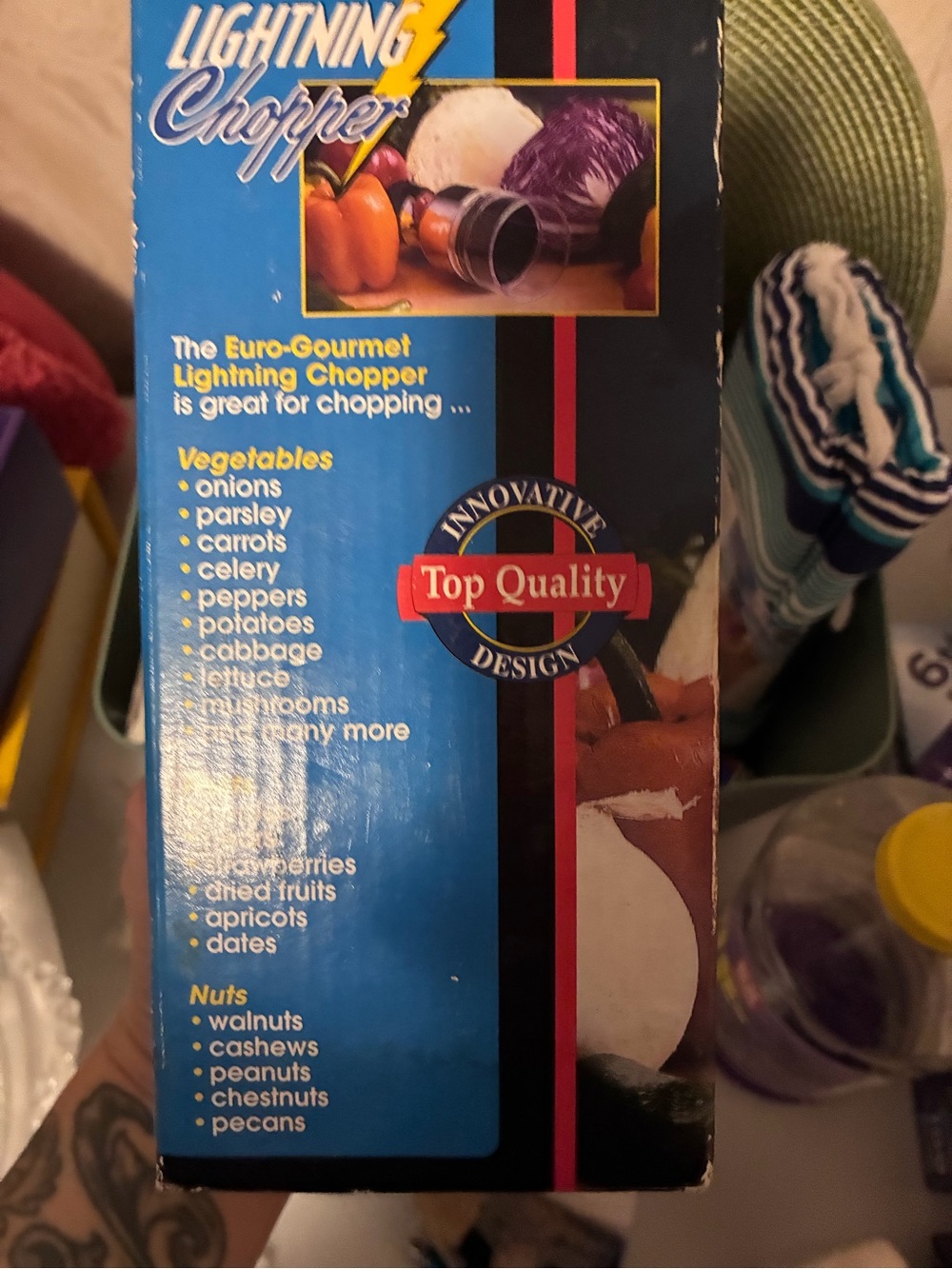 Euro-Gourmet Food Chopper - Blue